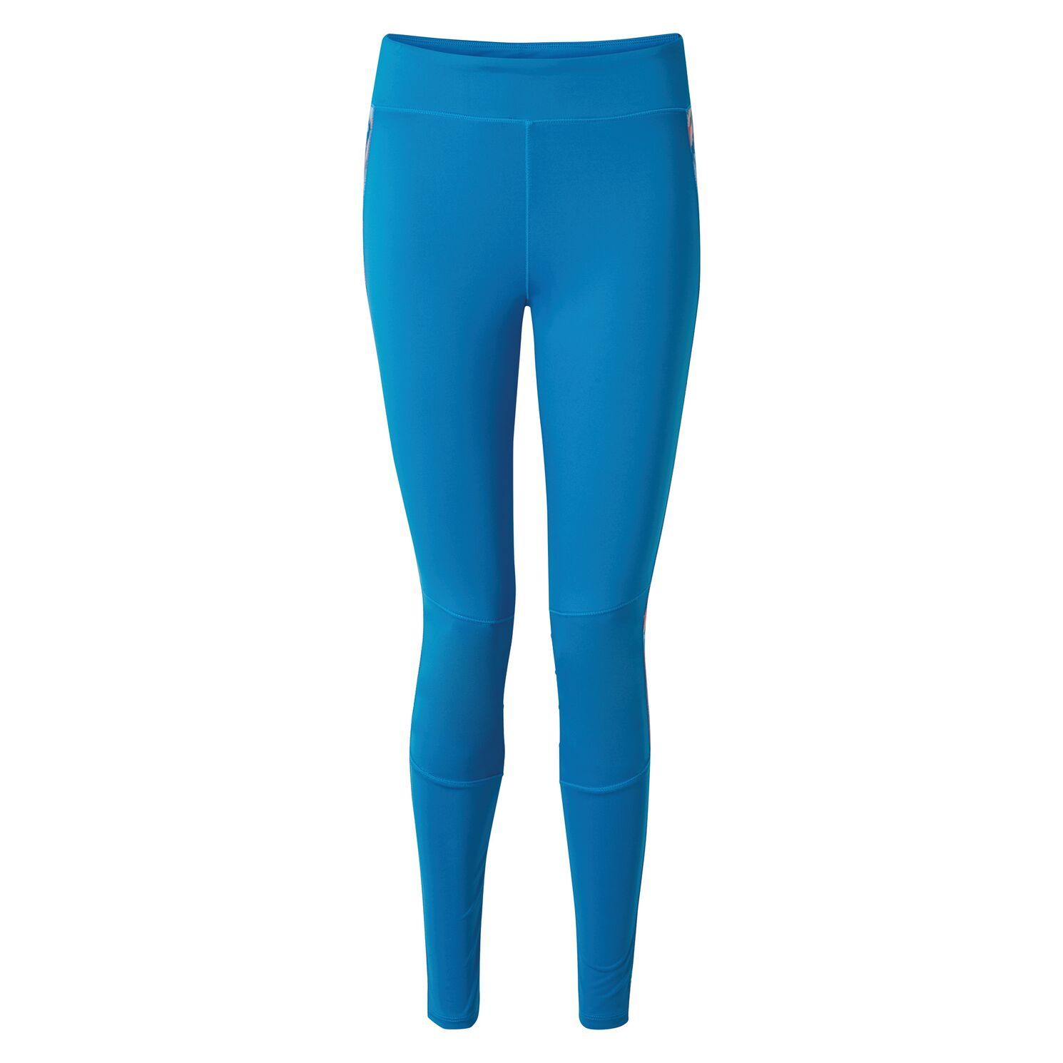 Material: 100% Polyester. Work out leggings made from Q-Wic lightweight fabric. Designed to mould to the body. Quick-drying and high-stretch. Flat locked seams and deep elasticated waistband for comfort.