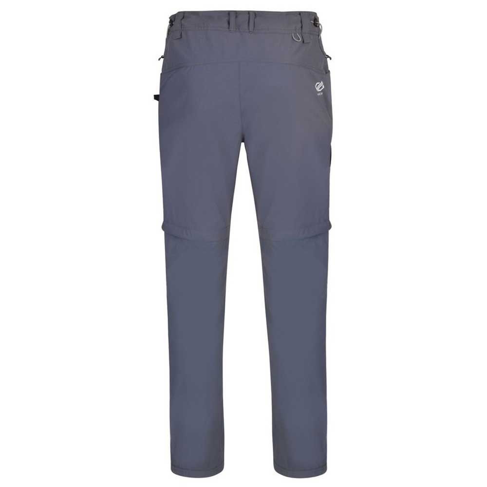 Material: 8% Elastane, 92% Polyamide. Versatile, durable water-resistant and lightweight walking trousers made from woven nylon fabric with elastane for full-motion stretch. Adjustable shockcord waist and shockcord at leg hems. Multiple pockets including zipped pockets. Zip off legs converts into shorts.