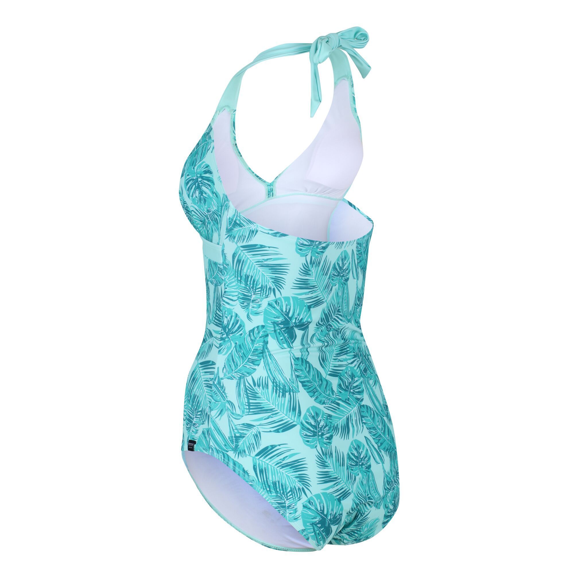 Regatta Womens/Ladies Flavia Polka Dot One Piece Swimsuit (Ice Green)