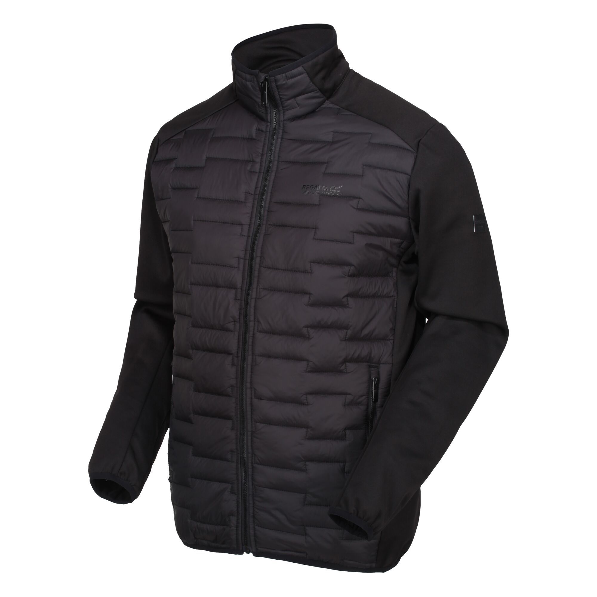 Material: 100% Polyamide. Fabric: Extol Stretch, Knitted, Warmloft. 235gsm. Design: Quilted. Compressible, Stretch Binding. Fabric Technology: Water Repellent. Neckline: High-Neck. Sleeve-Type: Long-Sleeved. Cuff: Stretch. Pockets: 2 Zip Pockets. Fastening: Full Zip, Zip Guard.