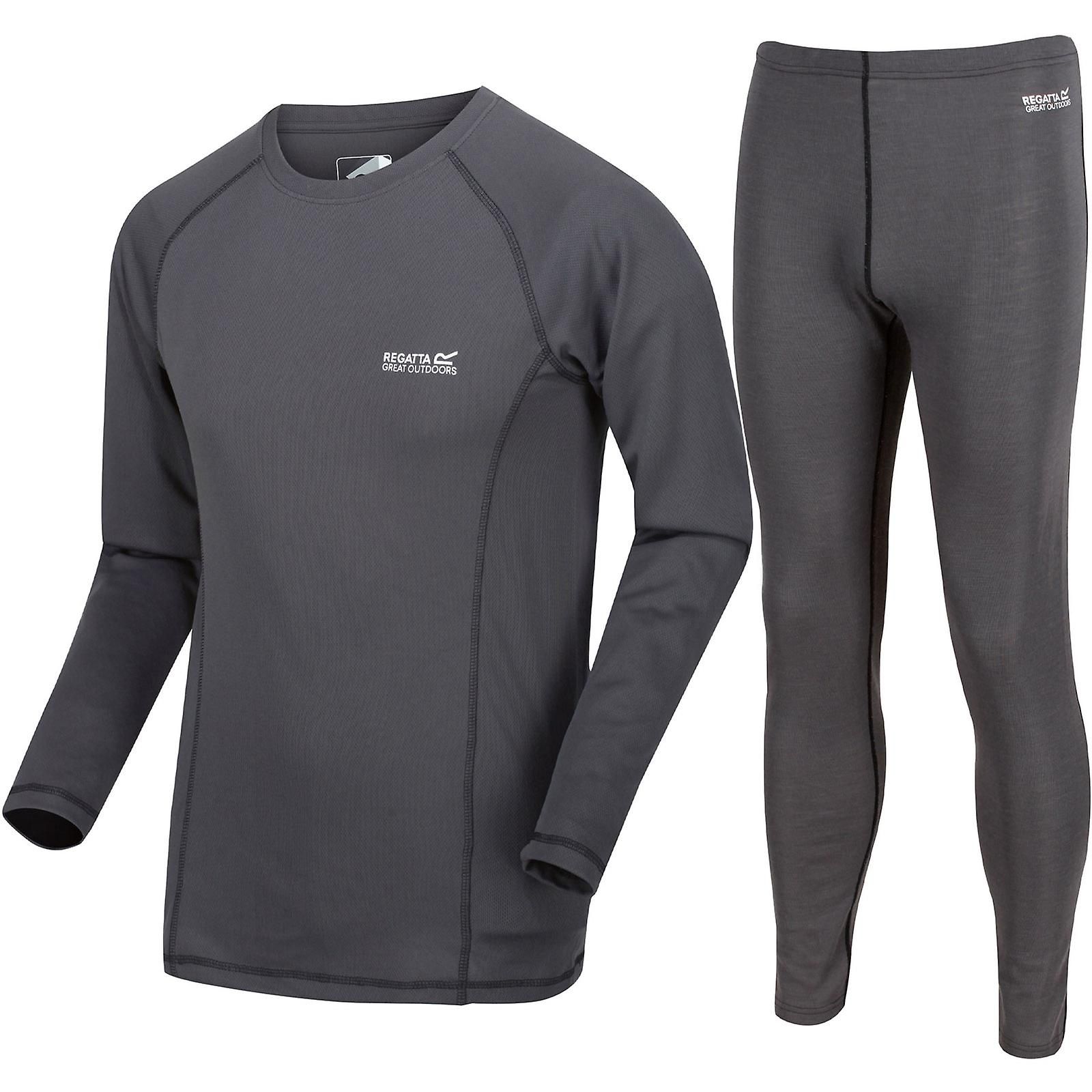 Regatta Mens Bamley Thermal Base Layers (Ash)