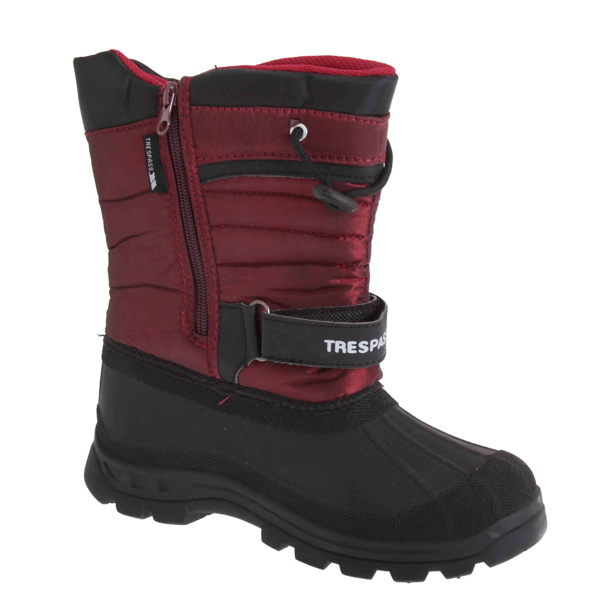 trespass womens dodo snow boots black