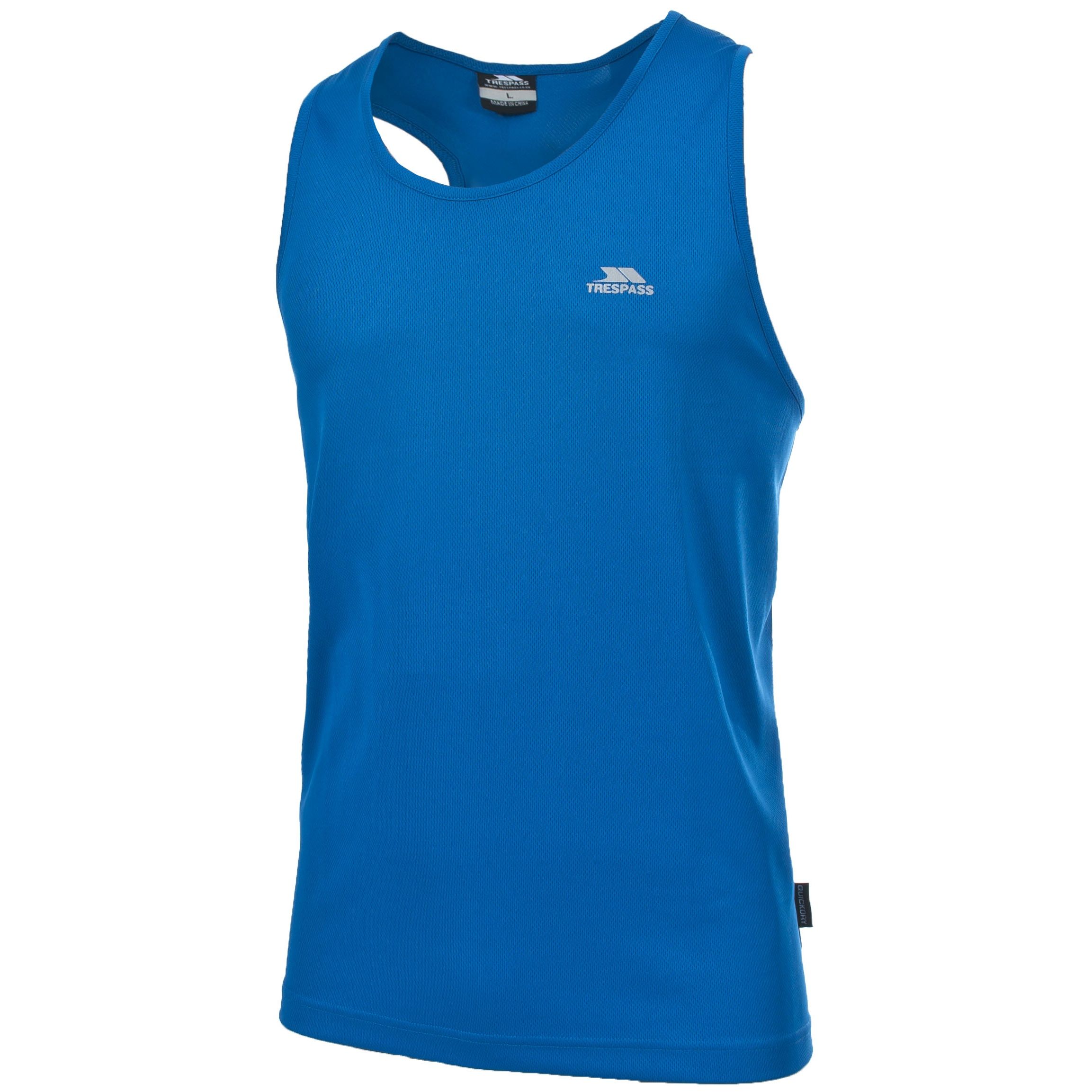 Sleeveless. Round neck. Quick dry. 100% Polyester eyelet mesh.