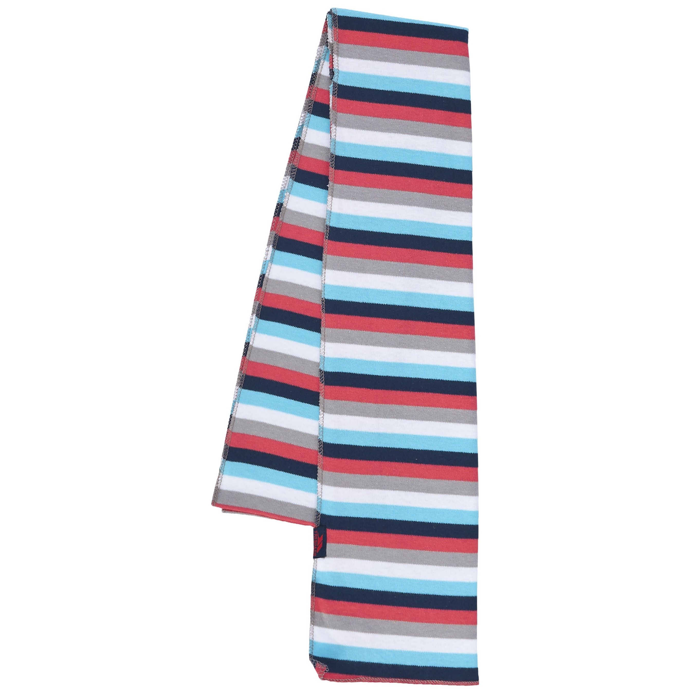 Womens winter scarf. Striped design. Jersey material. Fabric: 100% cotton. Machine washable.