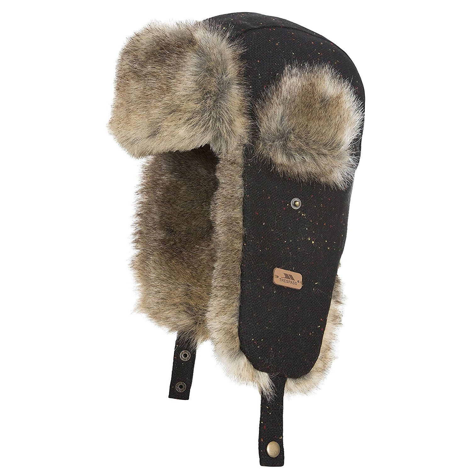 When the winter weather is in full swing, make sure you have the Bellfield mens trapper hat at your disposal to help battle the cold. Trapper hat with faux fur trim and lining. Adjustable fastening.
