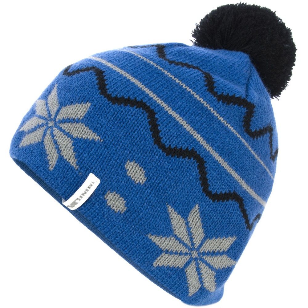 Comfortable hat to wear during the cooler seasons. Features pom pom detail.