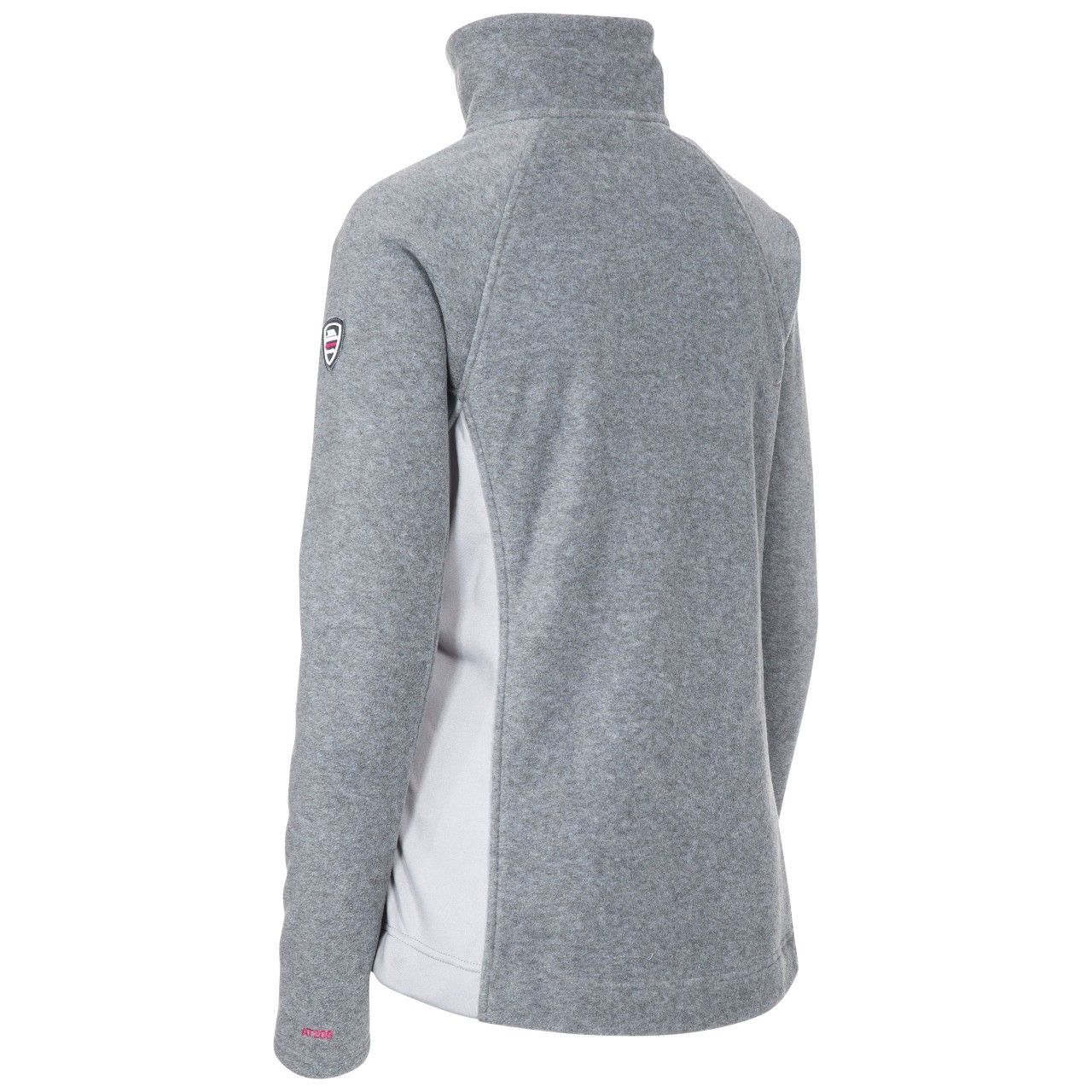 Furry backed fleece. Contrast stretch side panels. Contrast zips. 2 low profile zip pockets with garage. Inner front zip facing. Contrast trims. Airtrap. 100% Polyester. Trespass Womens Chest Sizing (approx): XS/8 - 32in/81cm, S/10 - 34in/86cm, M/12 - 36in/91.4cm, L/14 - 38in/96.5cm, XL/16 - 40in/101.5cm, XXL/18 - 42in/106.5cm.