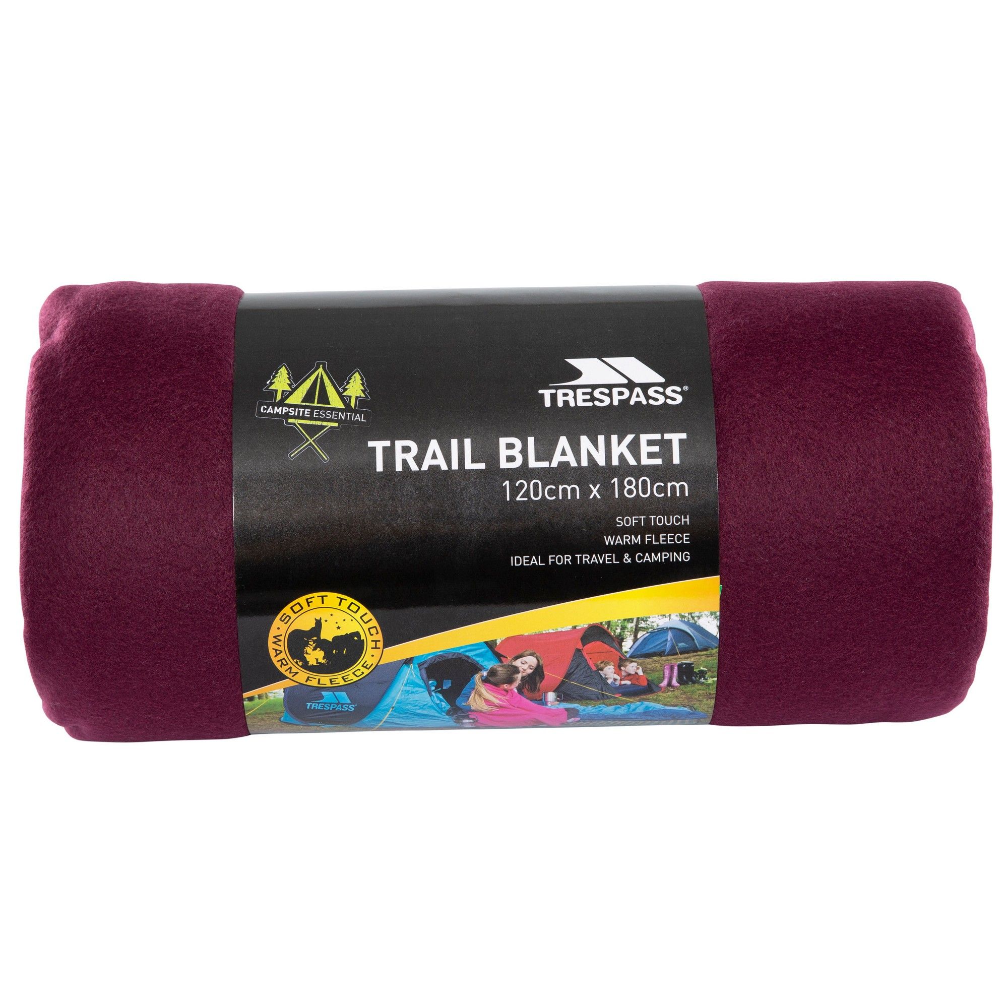 Trespass Snuggles Fleece Trail Blanket ASRTD