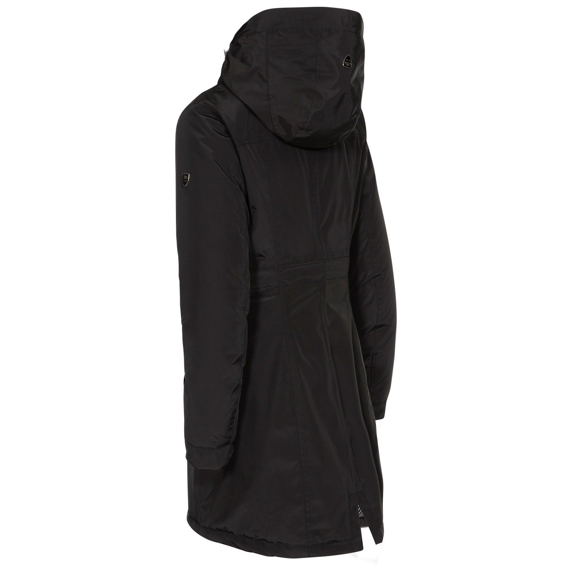 trespass audrey coat black