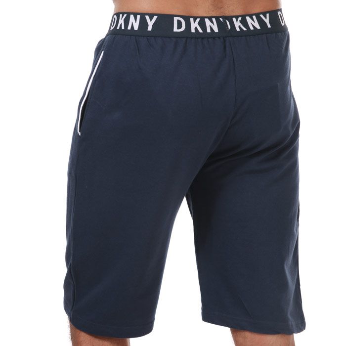 Men's DKNY Lions Lounge Shorts in Navy