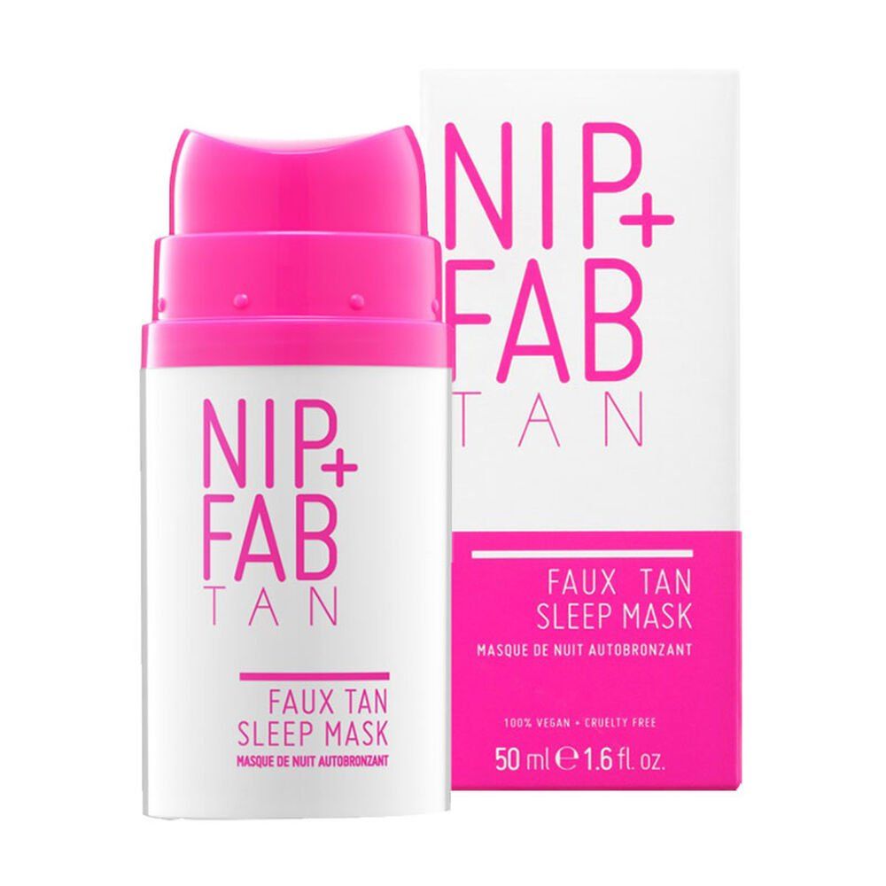 The new Fake Tan Sleep Mask is a transparent and fuss-free sleep mask that will give the face a buildable, bronzed colour. Leave on for 6-8 hours + wake up to glowing skin.