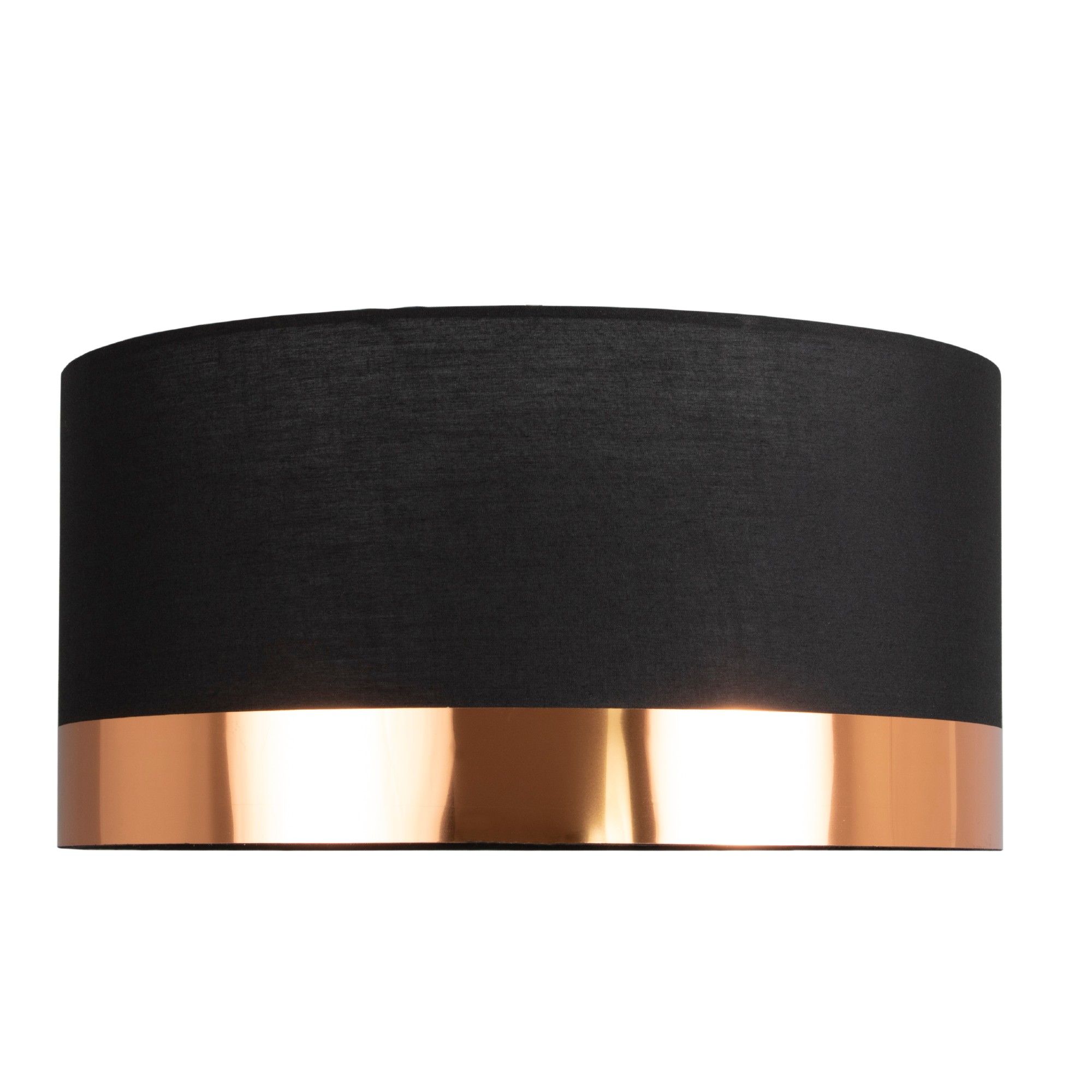 Nela Black and Copper 40cm Pendant Ceiling Light Shade