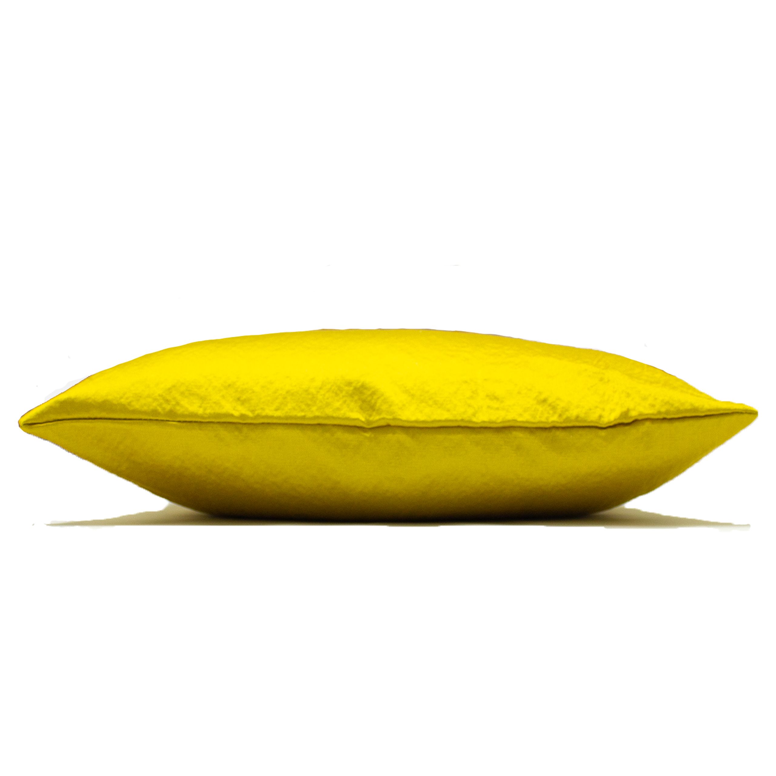 Summery and tropical - this cushion has a vibrant personality that will work in a range of home interior styles. The soft silk-like appearance screams sophistication and luxury with a metallic sheen as well as gold reflects within the fabric. The bright colour palette will give your décor a sense of vitality and lusciousness filled with freshness.
