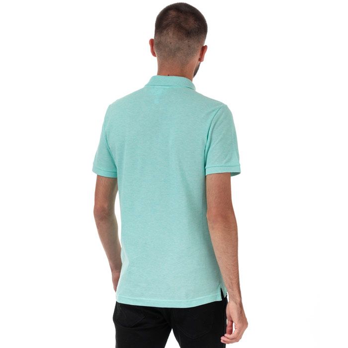Mens Lacoste Slim Fit Petit Pique Polo Shirt  Green. <BR><BR>- 2-button placket.<BR>- 2-ply cotton petit pique.<BR>- Slim fit.<BR>- Ribbed collar and armbands.<BR>- Green embroidered crocodile branding on chest.<BR>- Cotton 100%. Machine washable.<BR>- Ref: PH4012009Q6.