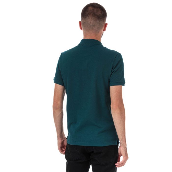 Mens Lacoste Slim Fit Petit Polo Shirt  Green. <BR><BR>- Signature design. <BR>- Cotton pique combines comfort and elegance.<BR>- Slim fit.<BR>- Ribbed collar and armbands.<BR>- 2-button placket.<BR>- Green crocodile embroidered on chest. <BR>- Cotton 100%. Machine washable.<BR>- Ref: PH401200Z3T.