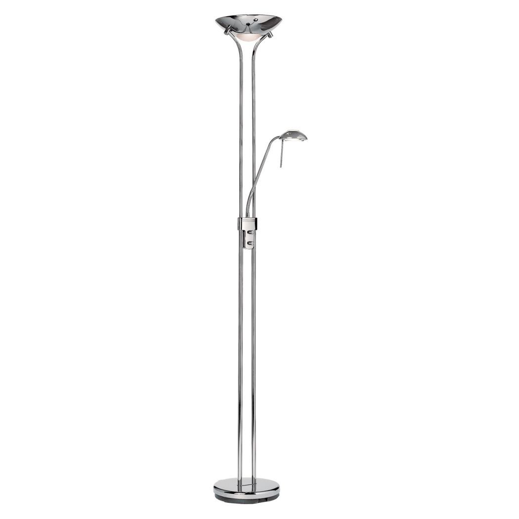 Piza Mother & Child Floor Lamp Polished Chrome