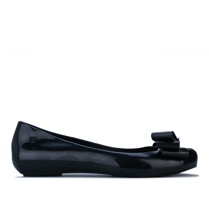 Womens Zaxy Pop Glamour Bow Shoes in black.<BR><BR>Eco-friendly pumps with a delicious vanilla scent and bow embellishment.<BR>- Patent upper.<BR>- Round toe.<BR>- Slip-on construction.<BR>- Bow embellishment to front.<BR>- Padded footbed with a soft smooth lining.<BR>- 100% recyclable and vegan friendly.<BR>- Synthetic upper  lining and sole.     <BR>- Ref: 82888-01003