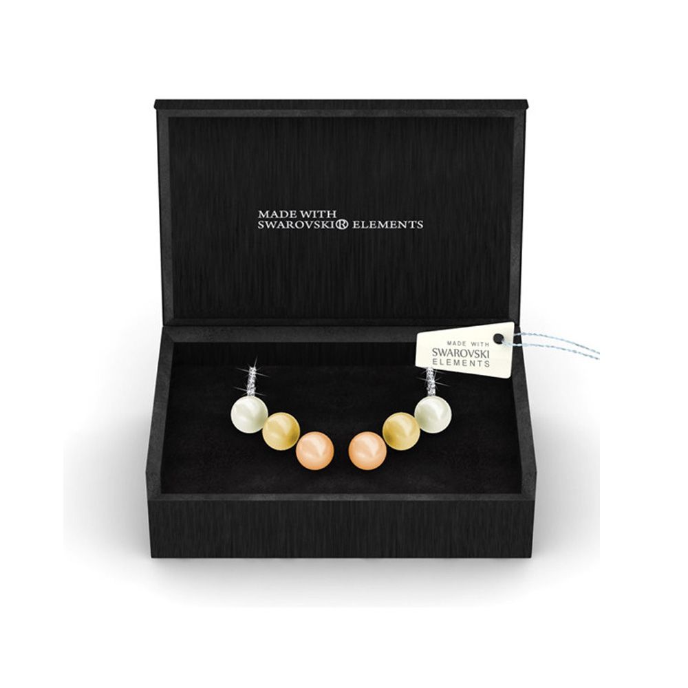 Swarovski - Set 3 Pairs of Earrings Pearls and Swarovski Crystal Elements