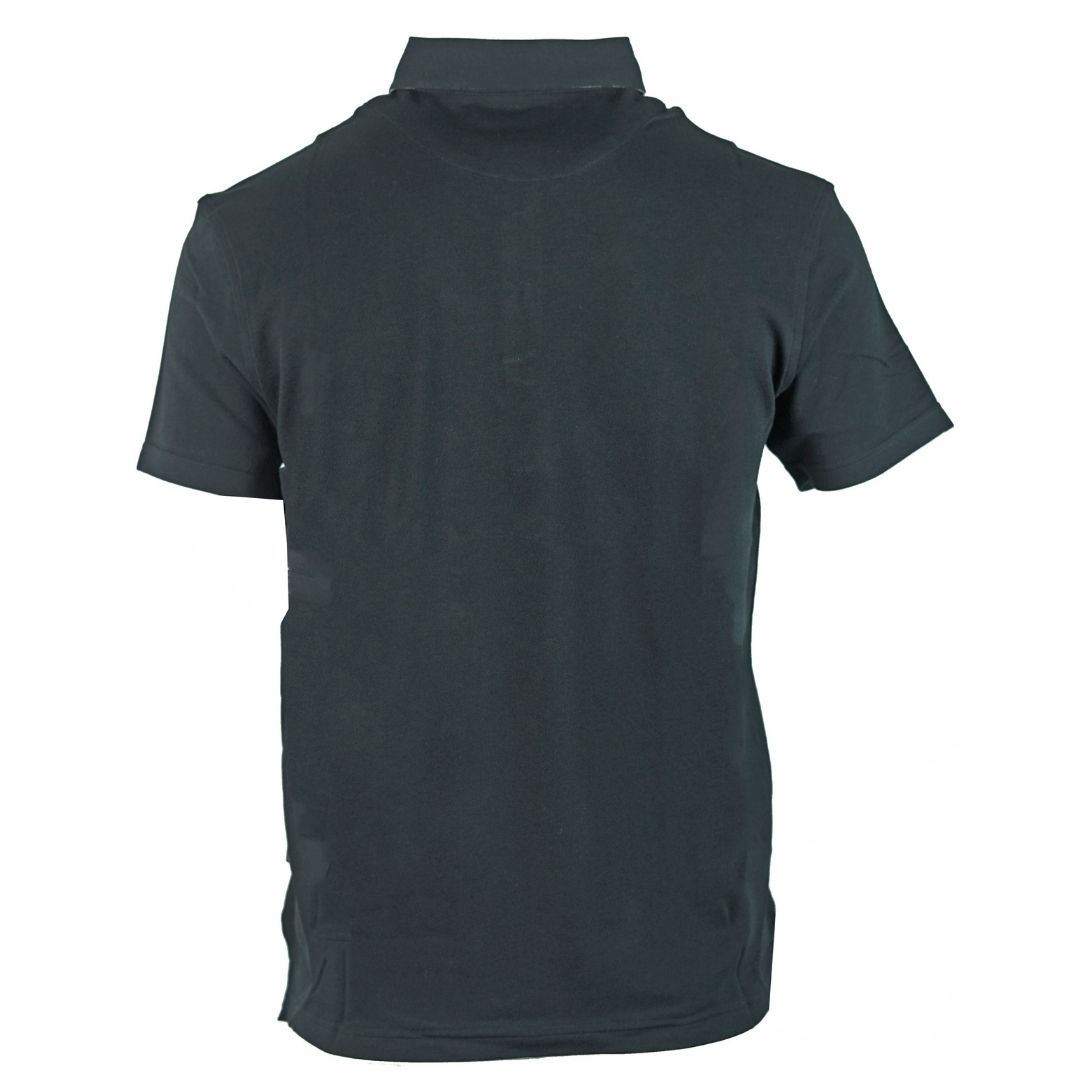 Aquascutum Brand A Logo Black Polo Shirt. Aquascutum Brand A Logo Black Polo Shirt. Signature Check On The 'A' Logo, Short Sleeves. Stretch Fit 94% Cotton 6% Elastane. Regular Fit, Fits True To Size. QMP022 02