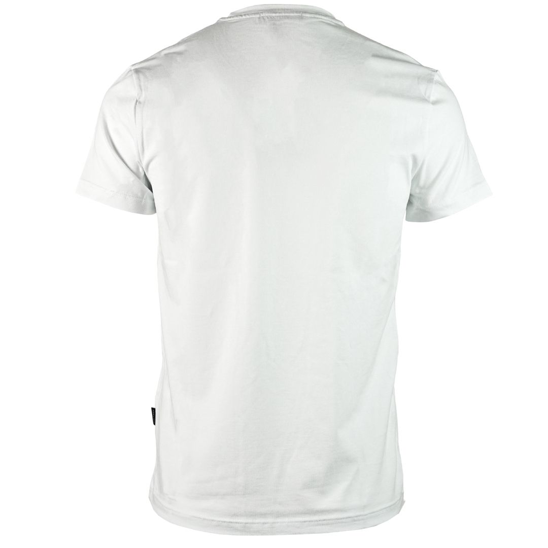 Aquascutum Crew Neck White T-Shirt. Aquascutum Crew Neck White T-Shirt. Crew Neck, Short Sleeves. Stretch Fit 95% Cotton 5% Elastane. Regular Fit, Fits True To Size. Made In Italy, QMT015M0 01