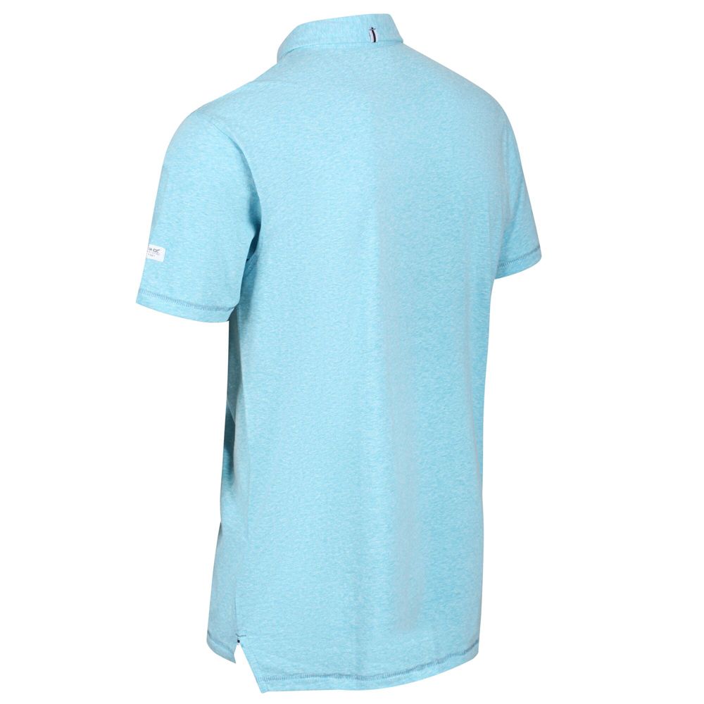 180gsm Coolweave 100% cotton snow jersey.2 Button placket with dyed to match branded buttons.1 chest pocket.