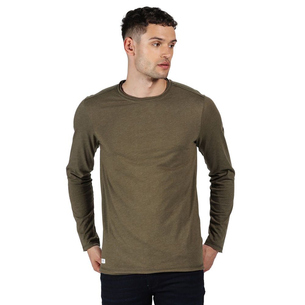 160gsm Coolweave 60% Organic Cotton/40% polyester single jersey fabric.160gsm Coolweave 100% Organic Cotton mini stripe jersey fabric.Garment enzyme washed for softer handle.Crew neck.