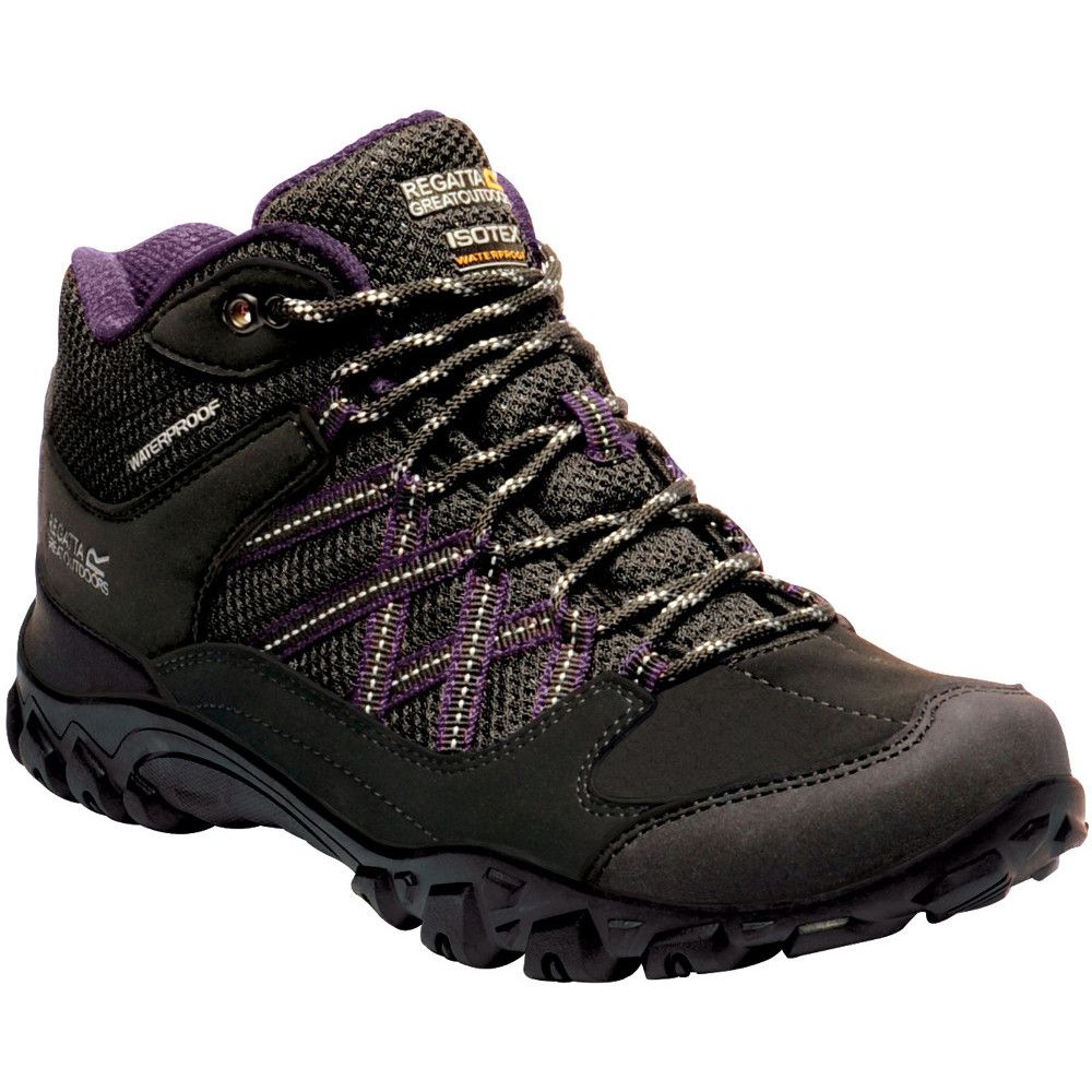 regatta women's edgepoint mid waterproof hiking boot low rise