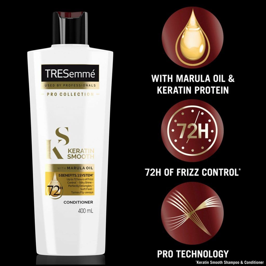 TRESemme Keratin Smooth Shampoo and Conditioner, 400ml & Mask 300ml