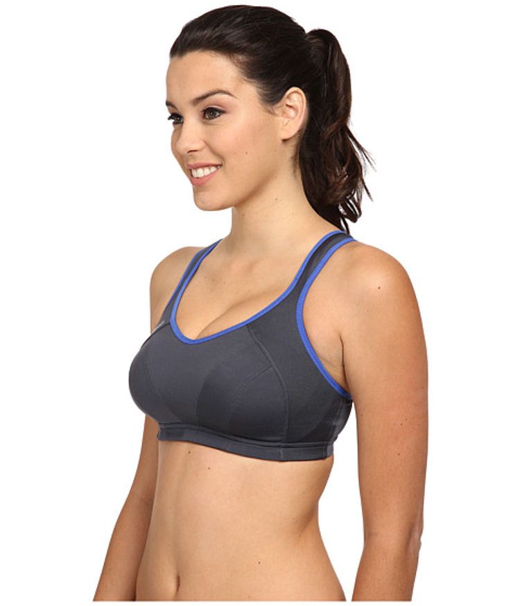 Shock Absorber Active Multi Sports Support, this high impact sports bra is made from breathable fabrics which draw the moisture away from your skin whilst you exercise.  The wide powermesh side wings offer extra breathability and comfort, whilst the racerback style helps to dispurse the pressure from your shoulders when taking part in sports activities.  Complete with wide padded straps and adjustable hook and eye closure at the back.  The wide plush under band is designed for the ultimate in support and comfort.