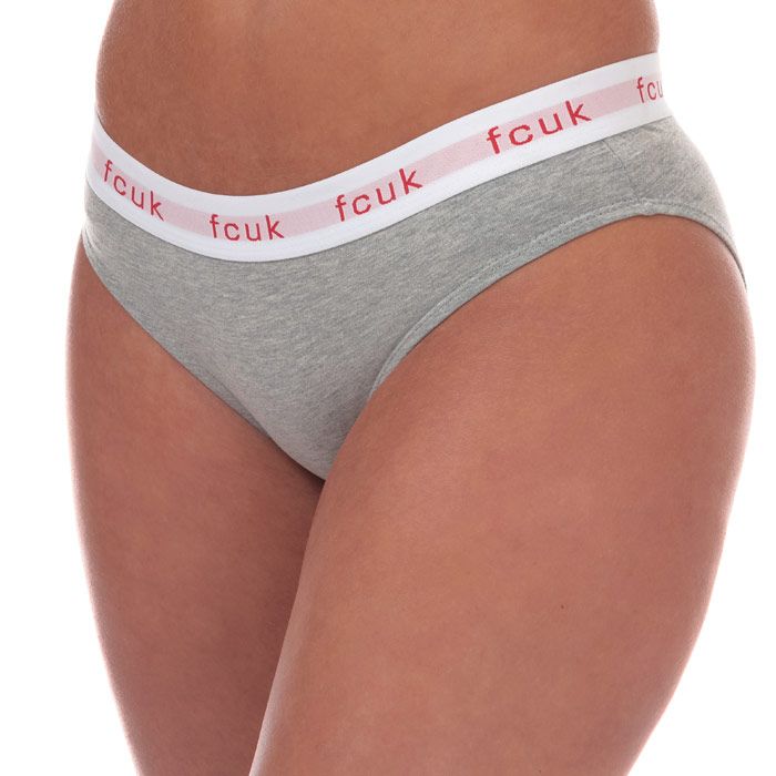 Womens French Connection 2-Pack Briefs in black - grey.<BR><BR>- Comprises 1 pair x black  1 pair x grey marl briefs.<BR>- Crafted from comfortable stretch cotton jersey.<BR>- Branded elasticated waistband.<BR>- Black briefs: 95% Cotton  5% Elastane.  Machine washable.<BR>- Grey marl briefs: 84% Cotton  11% Polyester  5% Elastane.  Machine washable.<BR>- Ref: SGNAI<BR><BR>We regret that underwear is non-returnable due to hygiene reasons.