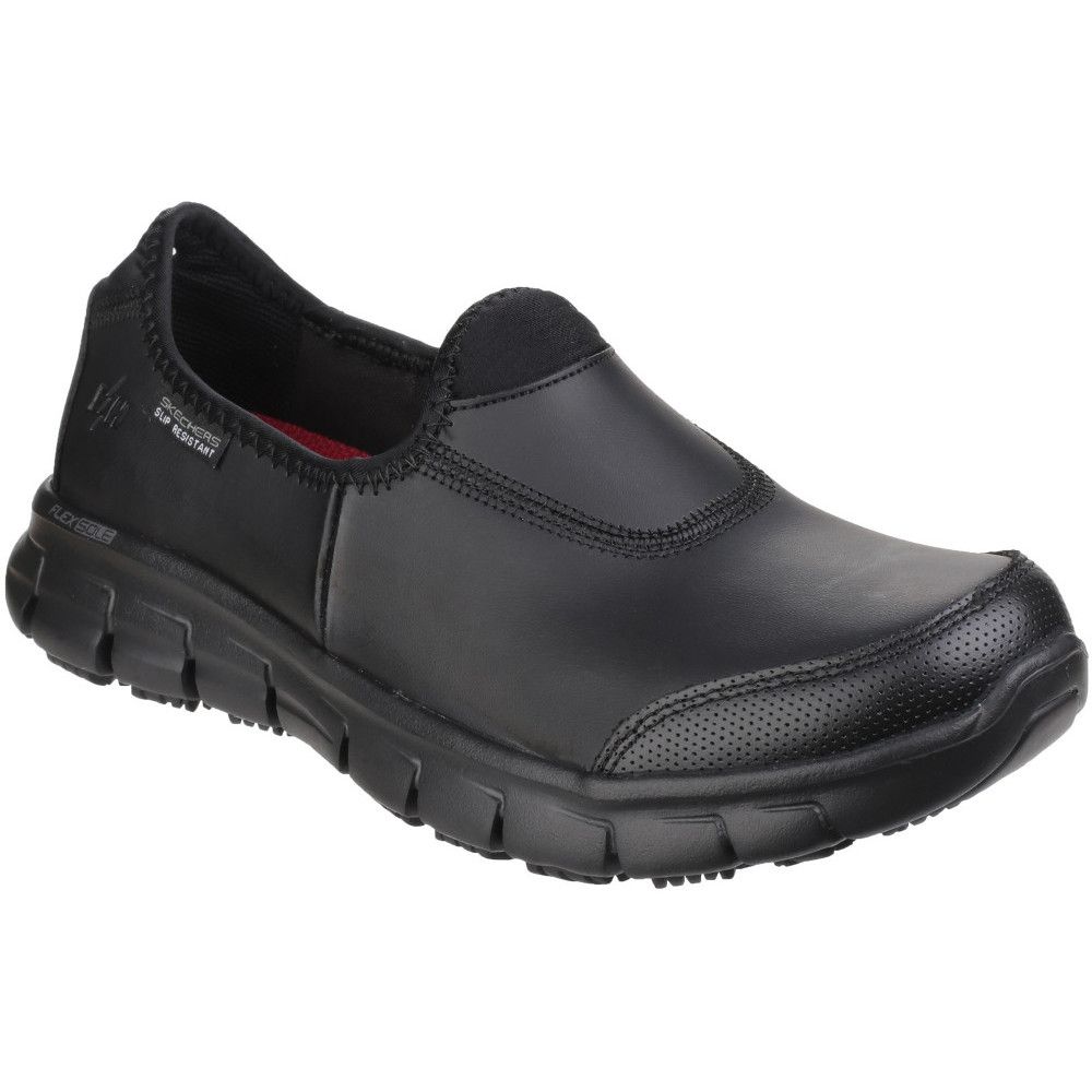 Skechers Womens/Ladies Sure Track Slip Resistant Slip On Work Safety Shoes