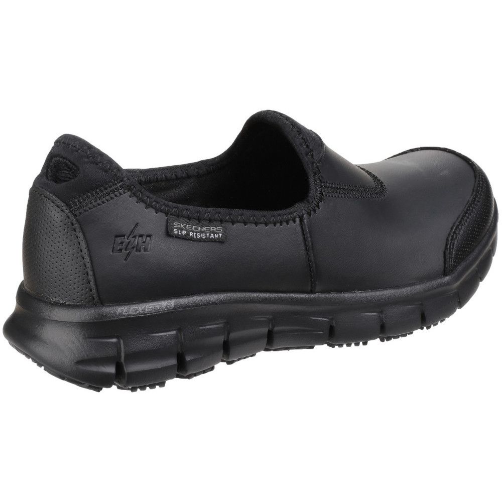 Skechers Womens/Ladies Sure Track Slip Resistant Slip On Work Safety Shoes