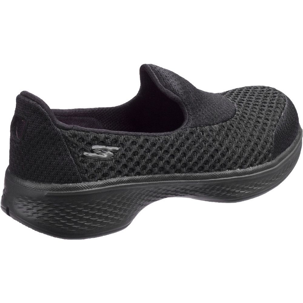 Choose greatness with the Skechers GOwalk 4 - Kindle. Features innovative 5GEN midsole design and an advanced seamless one piece mesh fabric upper, with new Skechers Goga Max insole, for the most advanced walking experience ever.