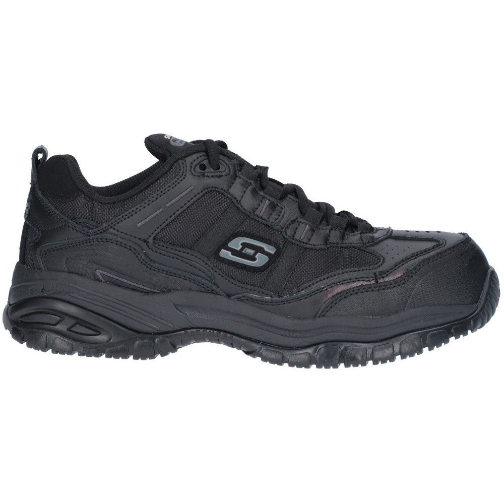 Easy lace-up system for a secure fit. Smooth fabric lining provides excellent breathability. Removable PU comfort insole provides both support and comfort. Sole rated ASTM F 1677-96 Mark II for slip resistance. Durable rubber outsole is OSHA compliant for slip resistance.