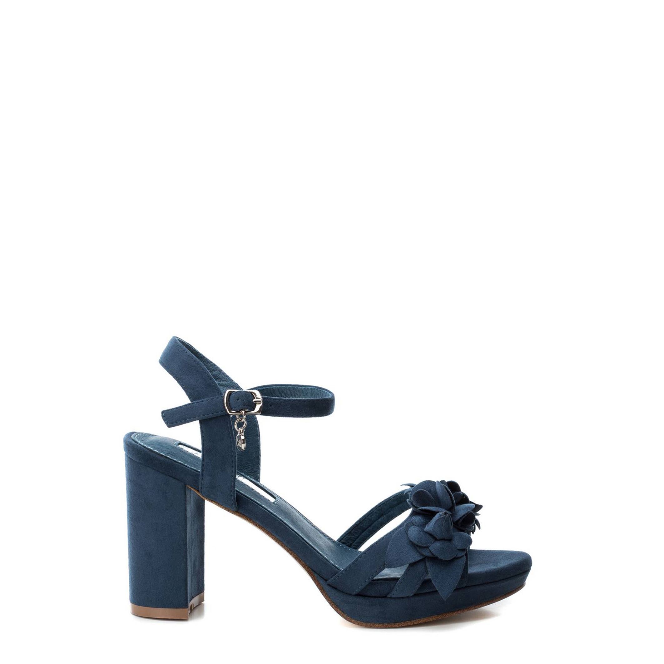 Gender: Woman <br> Type: Sandals <br> Upper: synthetic suede <br> Internal lining: synthetic material, leather <br> Sole: synthetic material <br> Heel height cm: 9 <br> Platform height cm: 2 <br> Details: ankle strap, buckle