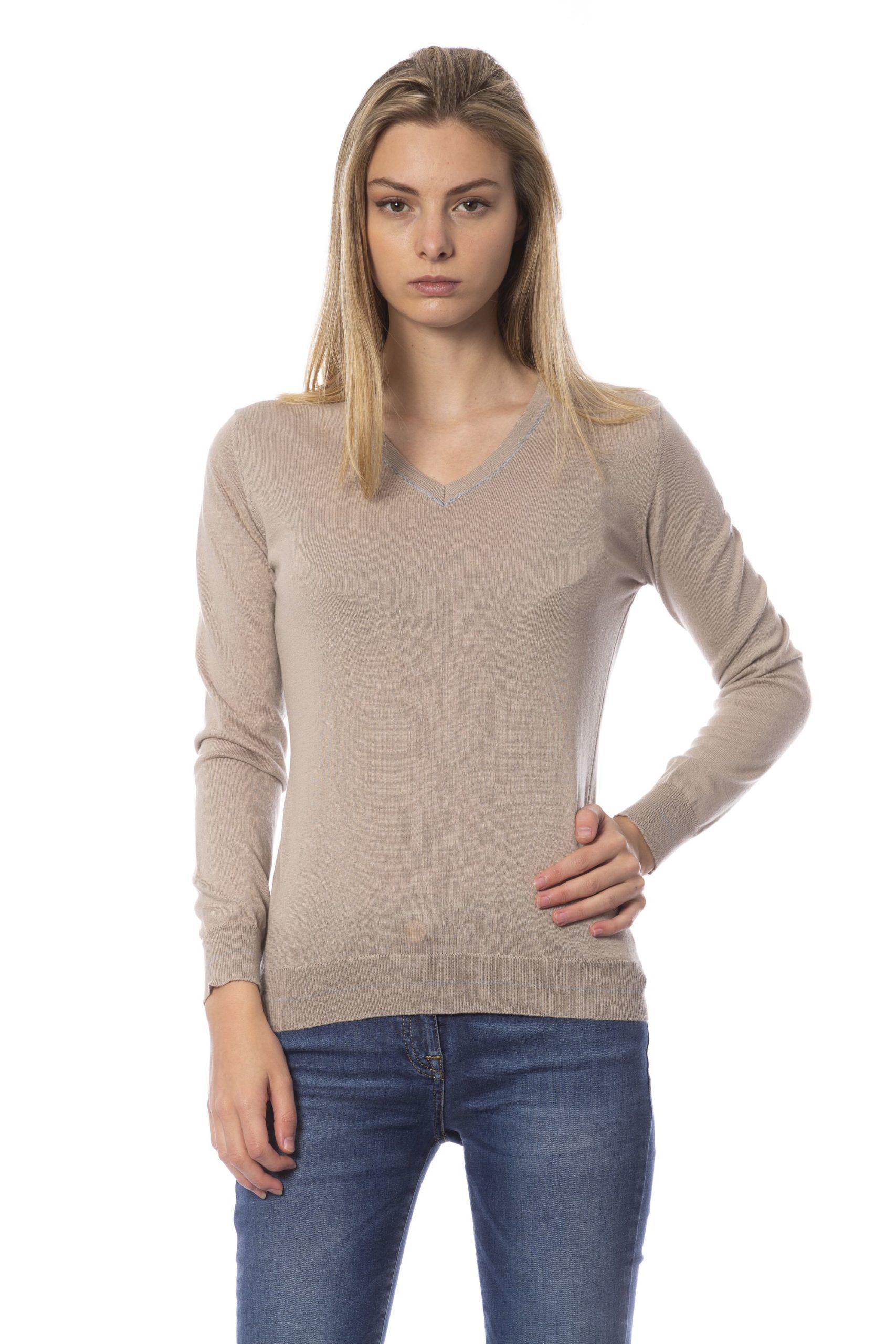 <p>V-neck Sweater. Short Sleeve. Plaque With Logo Roberto Cavalli</p>