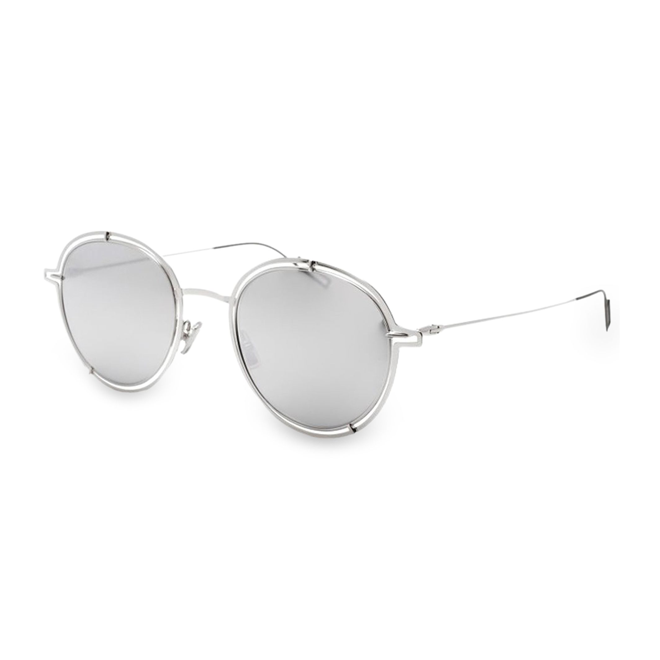 Made in: Italy <br> Gender: Woman <br> Lenses: mirrored <br> Frame: metal <br> Bridge, mm: 22 <br> Temples, mm: 150 <br> Lenses diameter, mm: 49 <br> protection: UV3 <br> Logo: yes <br> Original packaging: yes