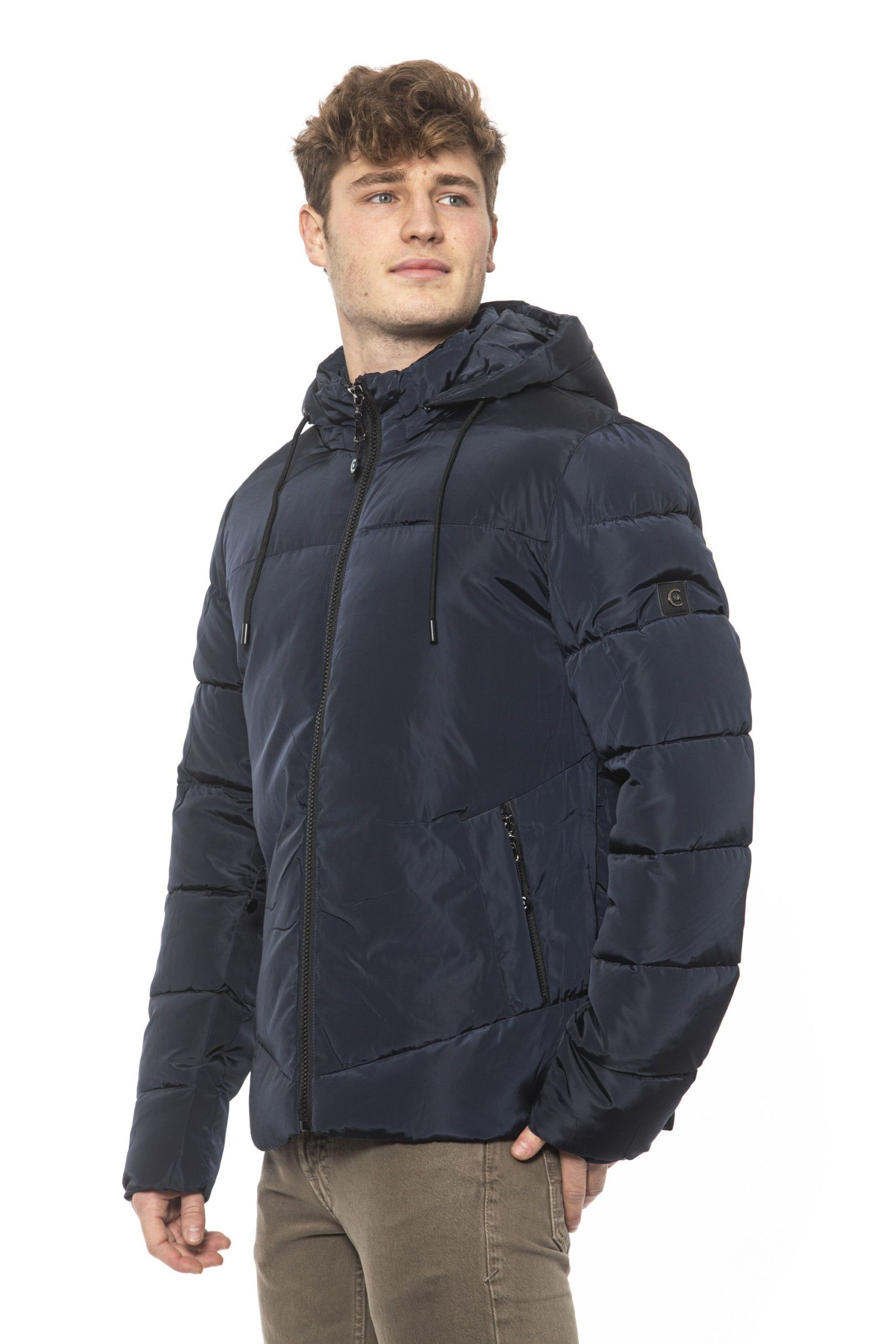 <p>Men’s Jacket With Zip Closure And Removable Hood.</p>