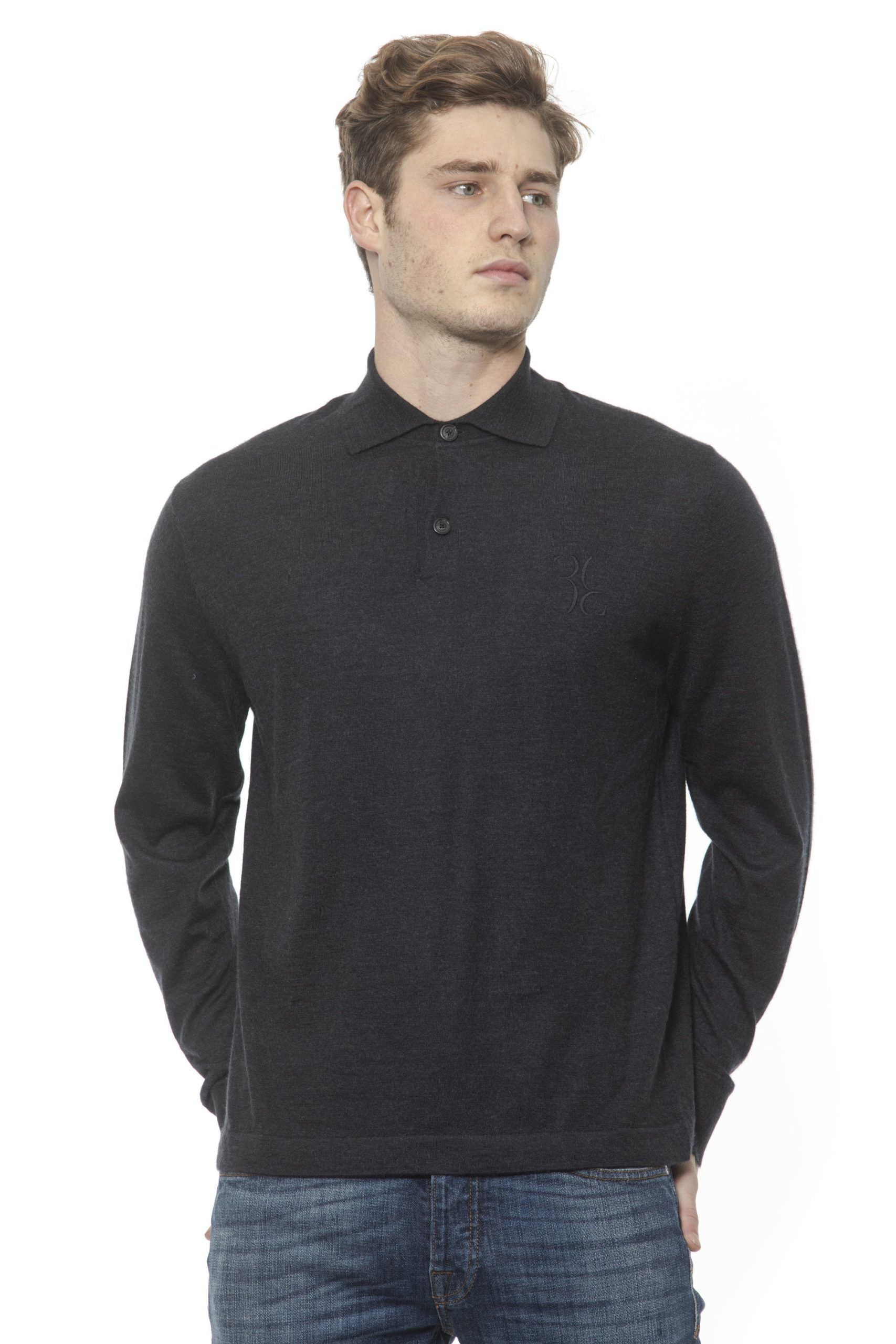 <p>2-button Cashmere Men’s Polo Shirt. Logo Embroidered On The Chest.</p>