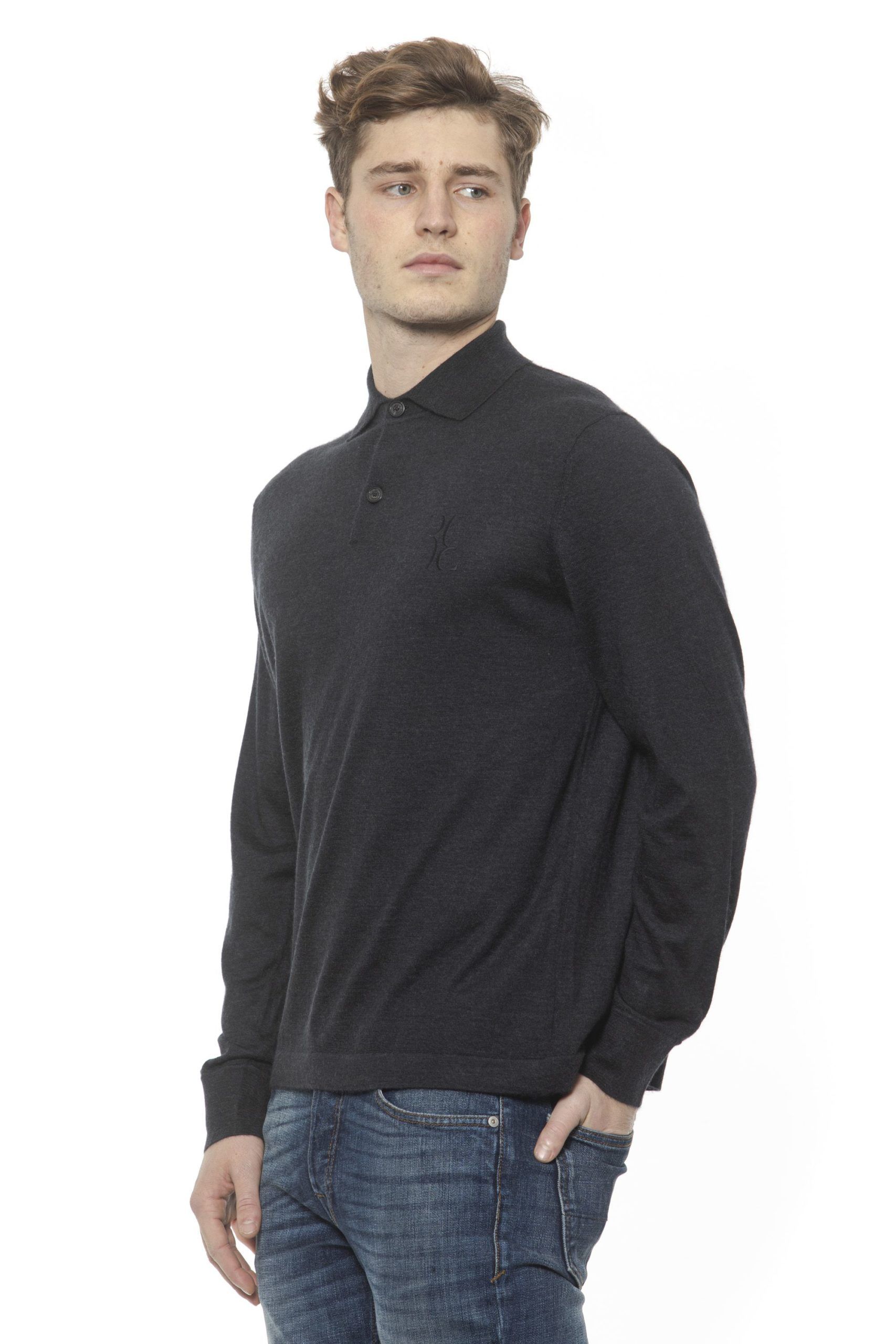 <p>2-button Cashmere Men’s Polo Shirt. Logo Embroidered On The Chest.</p>