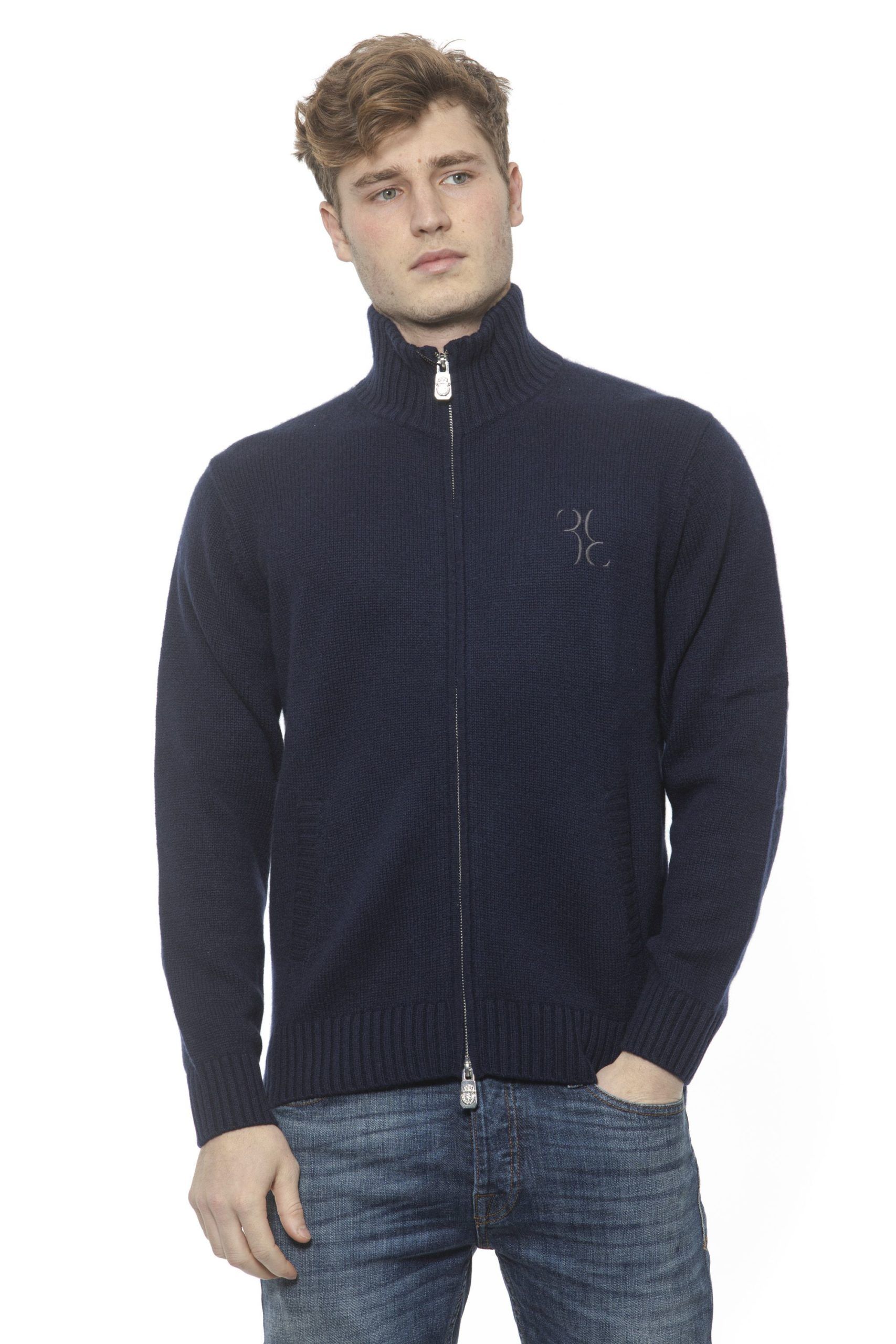 <p>Men’s Cashmere Cardigan. Zip Closure. Logo Embroidered On The Chest.</p>