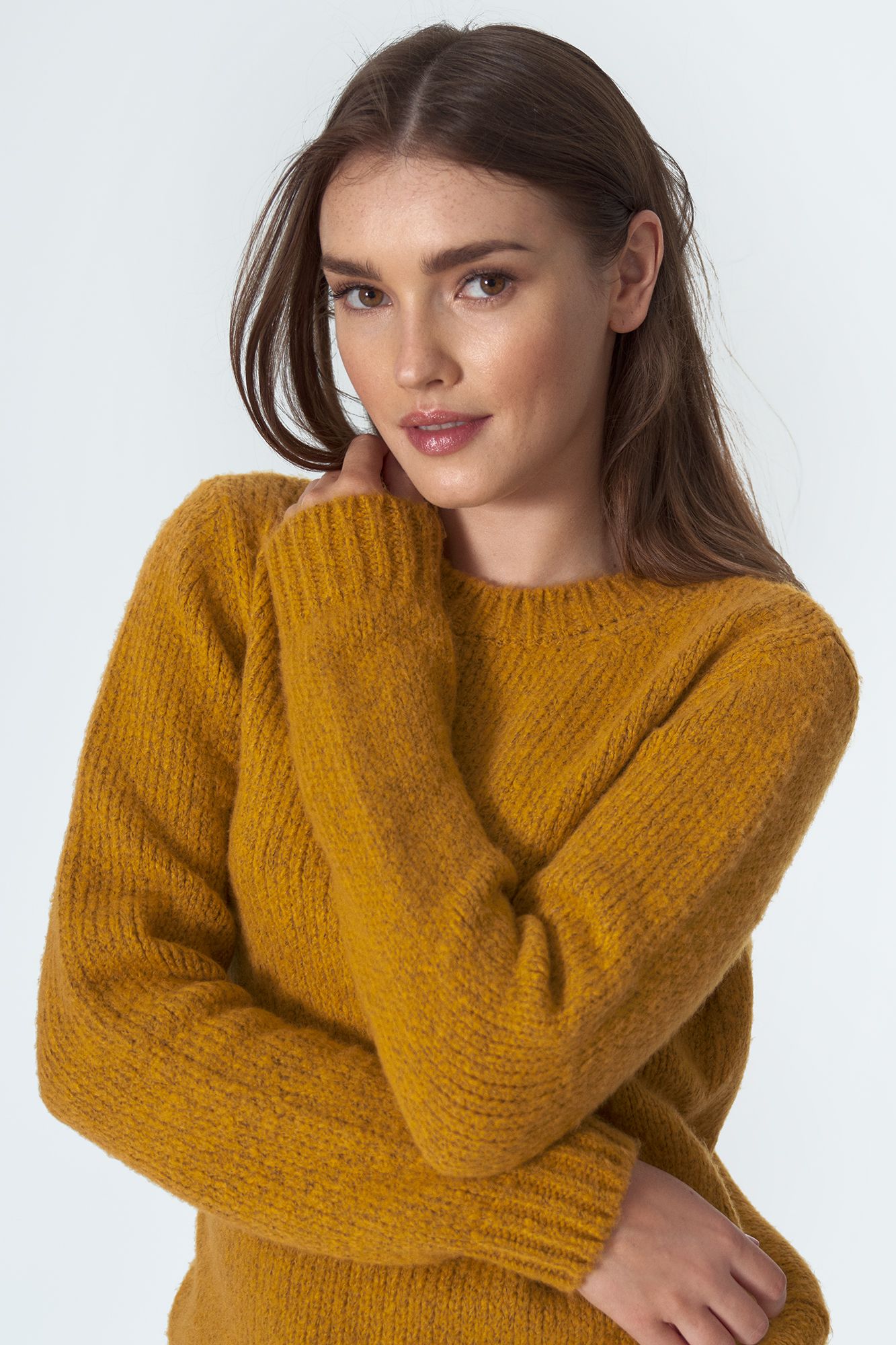 Classic Sweater in Mustard Colour