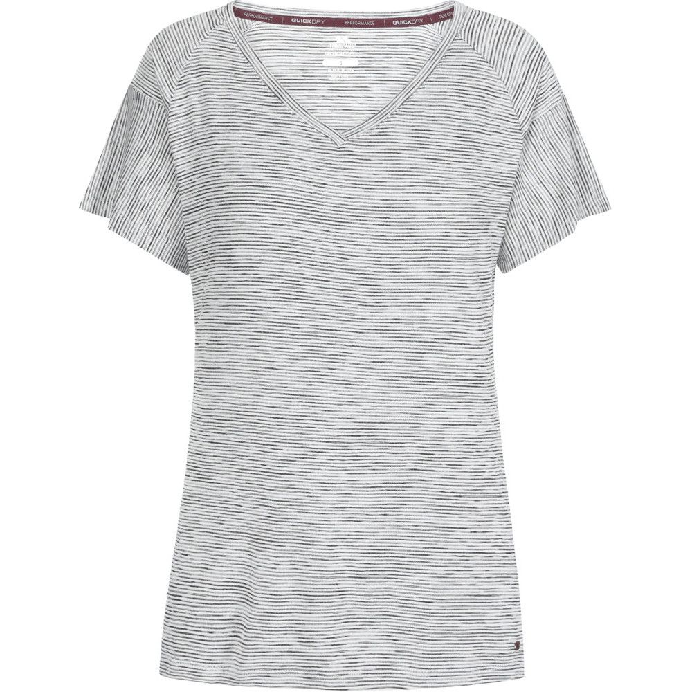 The Inca women's top is expertly crafted with a V-neckline, short sleeves, a straight hem, tonal stitching and is decorated with an all-over stripe pattern. Just like the Inca religion, we believe in an afterlife - especially since having died and gone to heaven after setting eyes on this t-shirt!