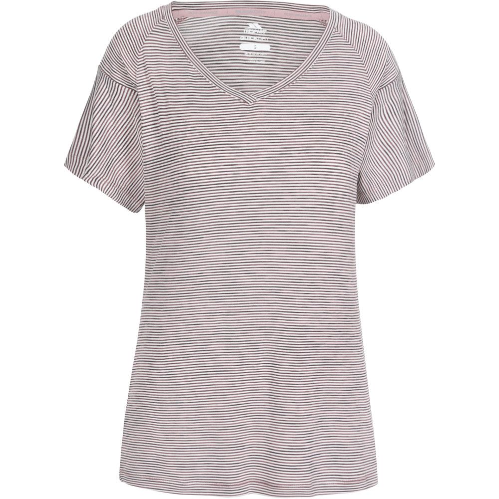 The Inca women's top is expertly crafted with a V-neckline, short sleeves, a straight hem, tonal stitching and is decorated with an all-over stripe pattern. Just like the Inca religion, we believe in an afterlife - especially since having died and gone to heaven after setting eyes on this t-shirt!