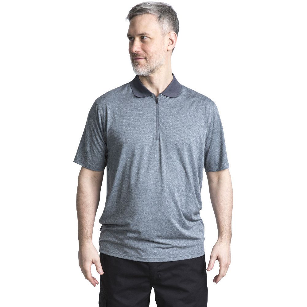 The Maraba men's short sleeved polo shirt is smart yet performance focussed layer that benefits from UV40+ protection. Designed with a ½ zip neck, Quick Dry fabric, when exposed to sweat, wicks moisture to minimise dampness and discomfort. Further to that, an antibacterial finish encourages freshness so you don't have to worry about odours.