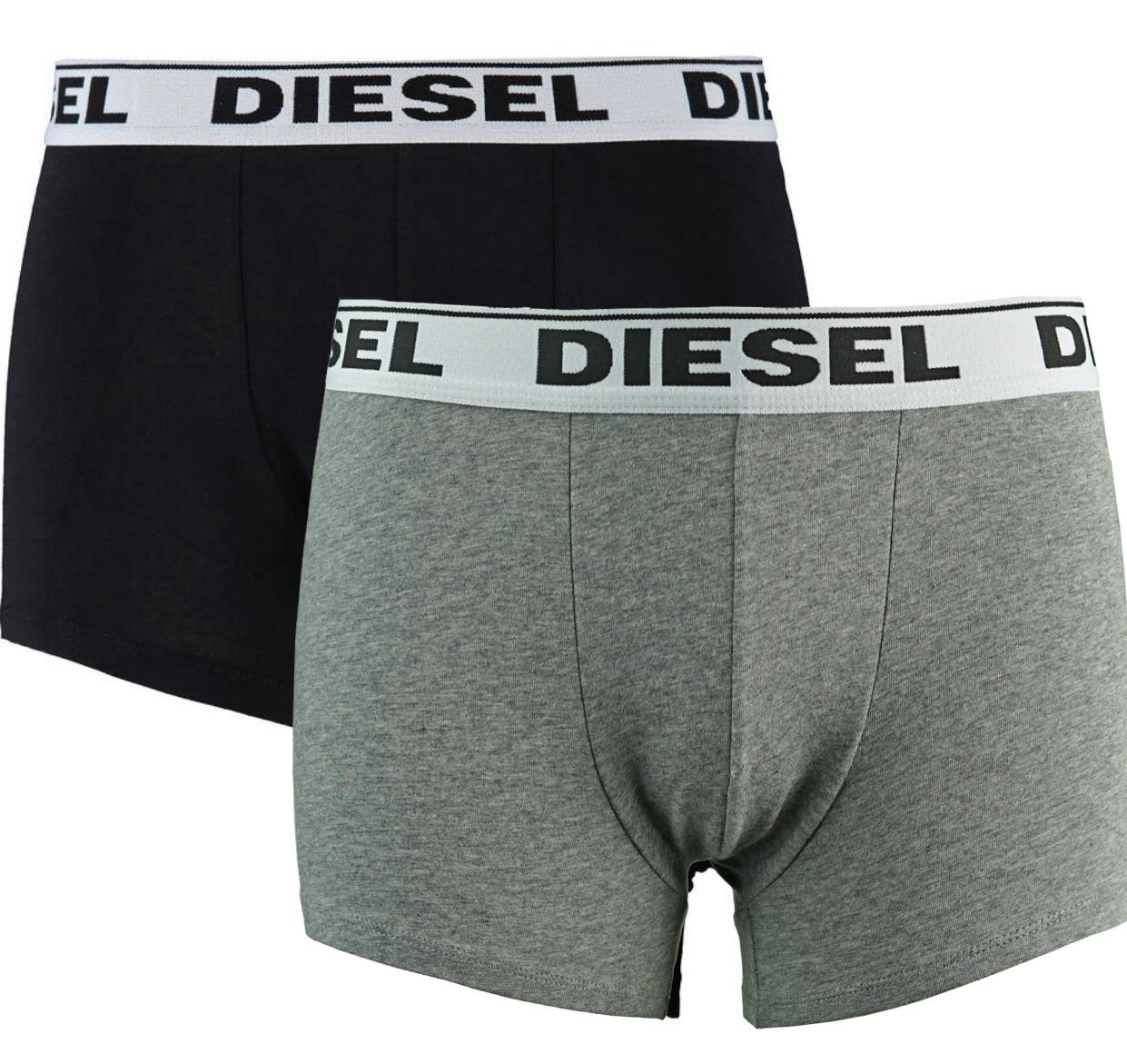 Diesel UMBX-KORY E4102 Boxer Shorts Two Pack. Diesel Mens Boxer Shorts 2 Pack. 95% Cotton 5% Elastane. Stretching Fit. Diesel Branding on Waistband. Style - UMBX-KORYTWOPACK RQARZ E1350