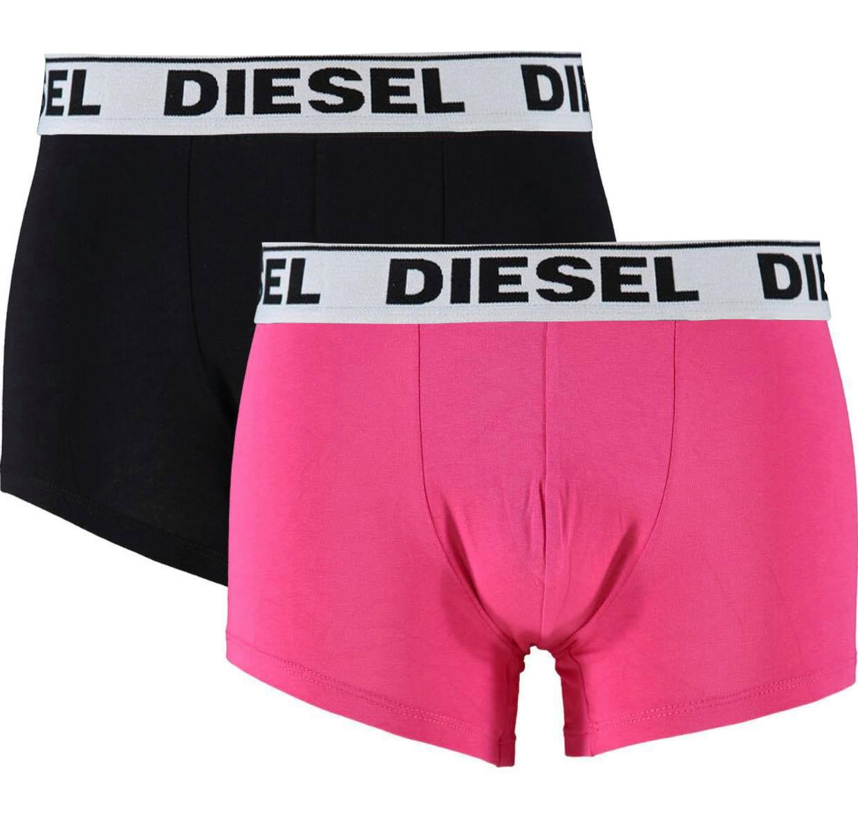 Diesel UMBX-KORY E4105 Boxer Shorts Two Pack. Diesel Mens Boxer Shorts 2 Pack. 95% Cotton 5% Elastane. Stretching Fit. Diesel Branding on Waistband. Style - UMBX-KORYTWOPACK RQARZ E1350