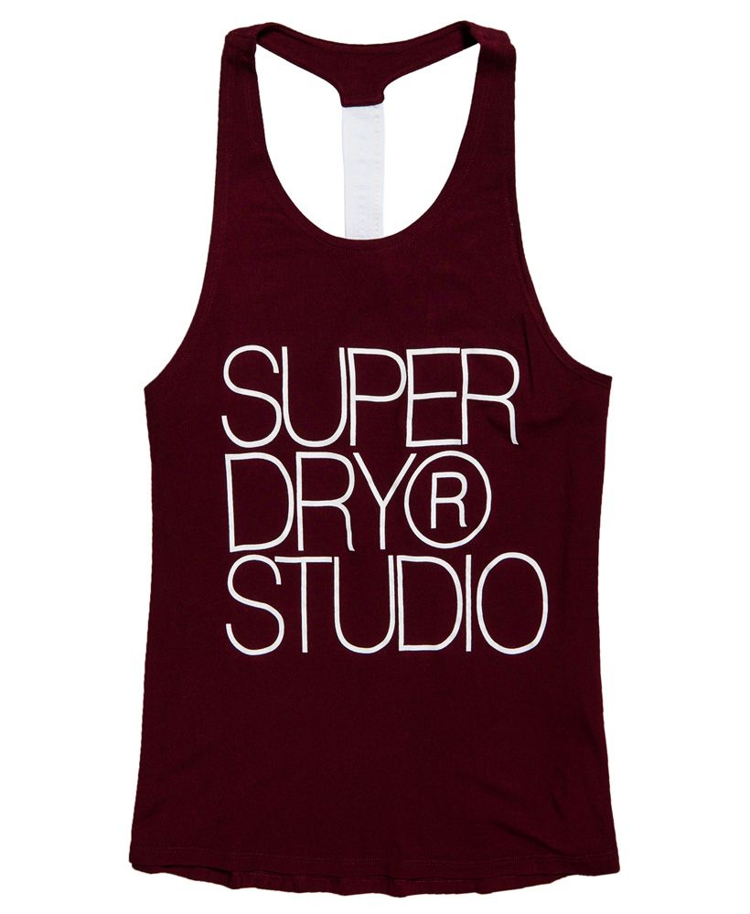 The Studio range from the Superdry Sport collection. This collection has been designed for comfort of movement for studio based workouts. Combining super-soft touch fabrics with subtle Superdry detailing to enhance your Yoga workout.Superdry women’s studio elastic vest. This soft touch vest top in a loose fit style features a dropped style arm hole which allows a full range of movement whilst excercising. The vest is finished with a T-bar back design with a Superdry studio logo on the back and logo on the front of the top.Model wears:SmallModel height: 5’ 11” (180cm)Model chest size: 31