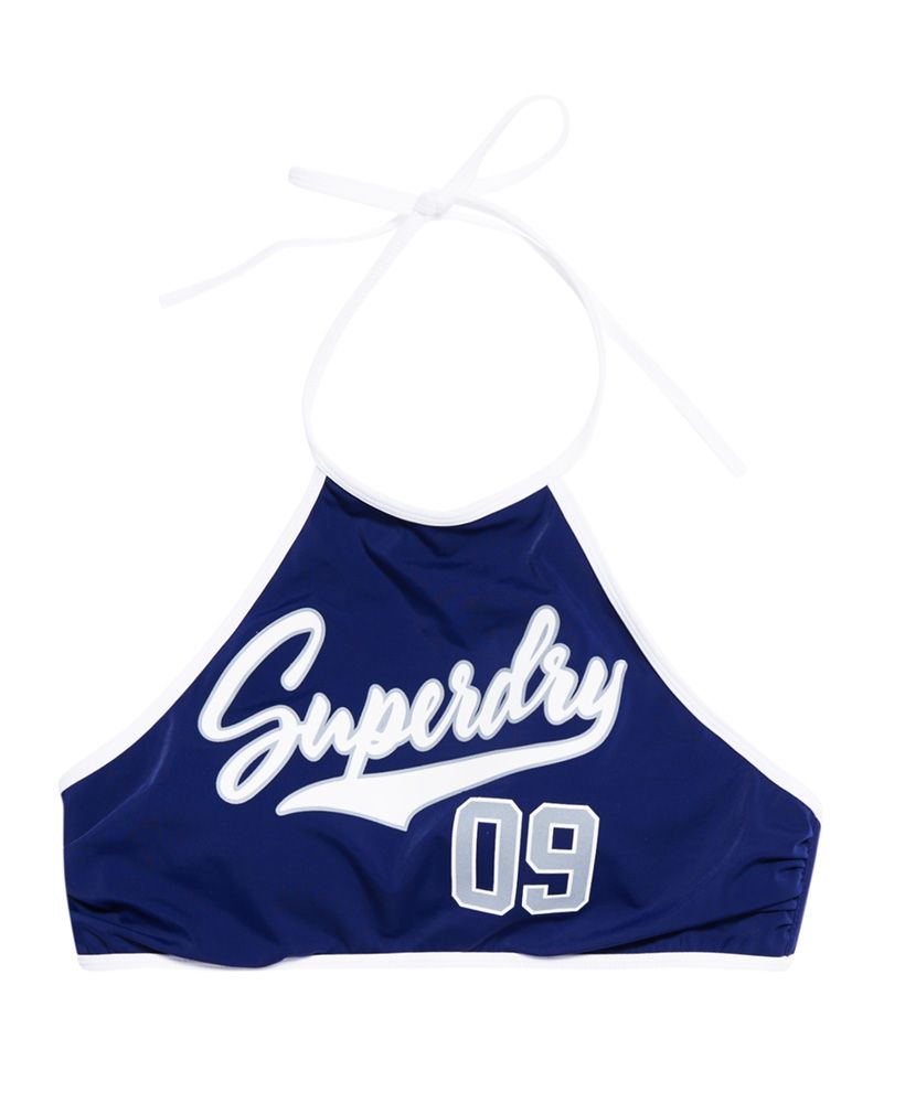 Superdry 90's Varsity Halter Bikini Top