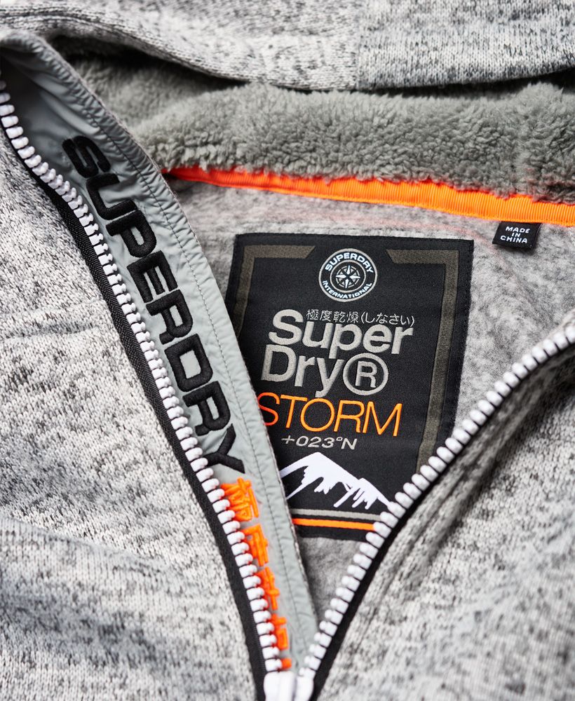 superdry storm double zip hoodie